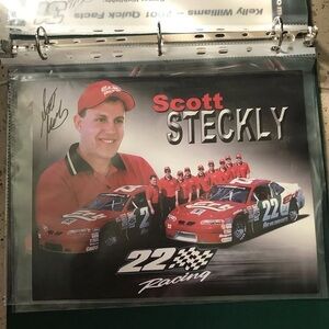 Scott S T E C K L Y signed poster/card